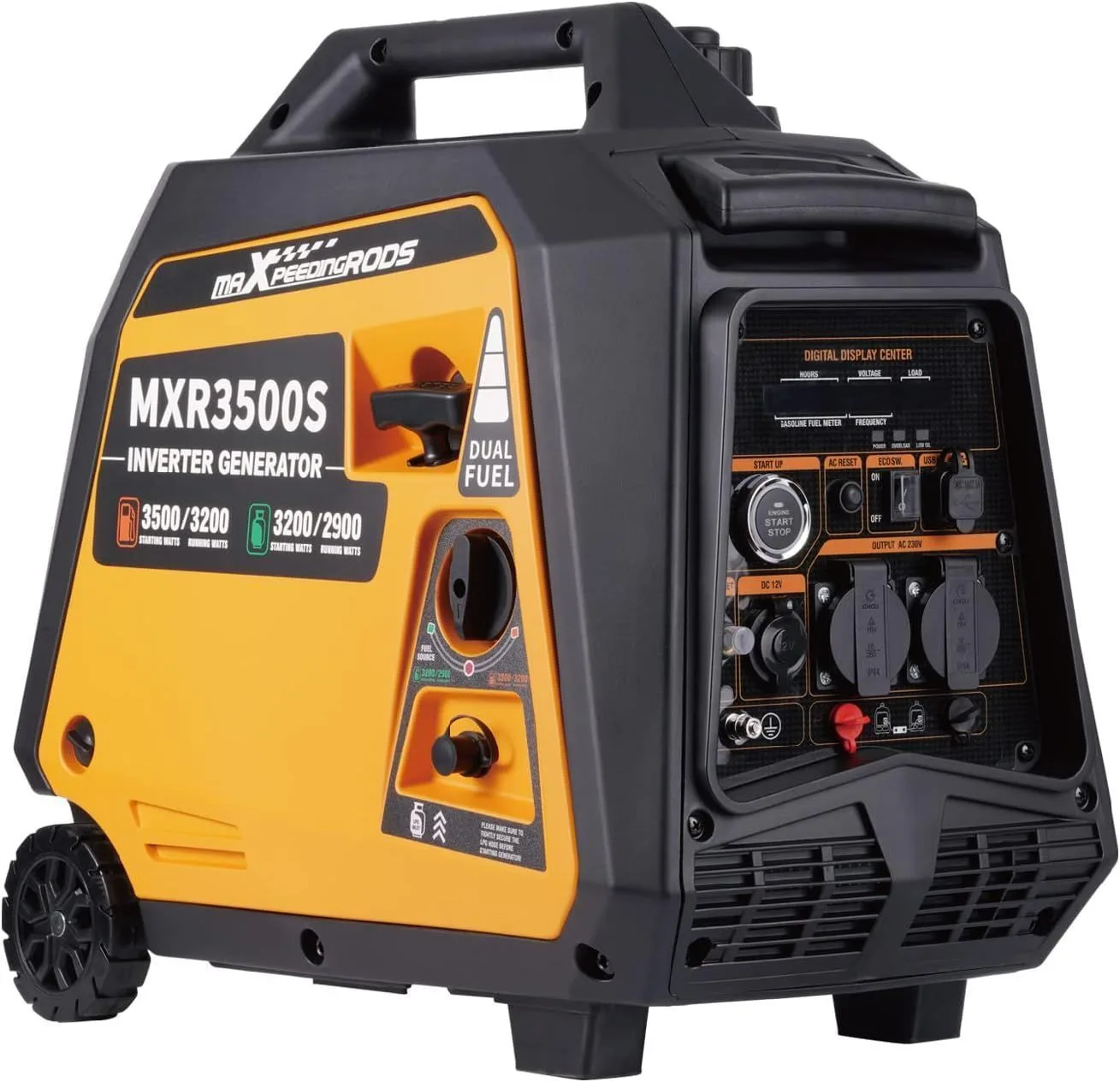 Інверторний генератор MaXpeedingRods MXR3500s газ/бензин 3.2 кВт